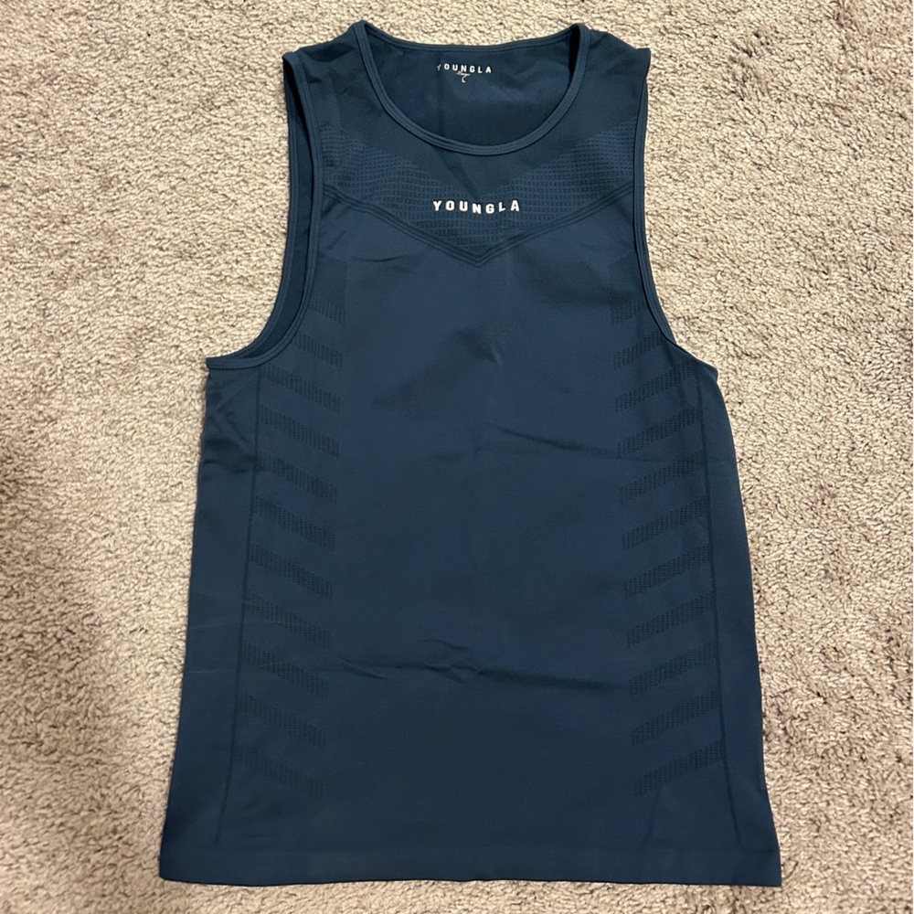 YoungLA Navy Blue Tank Top